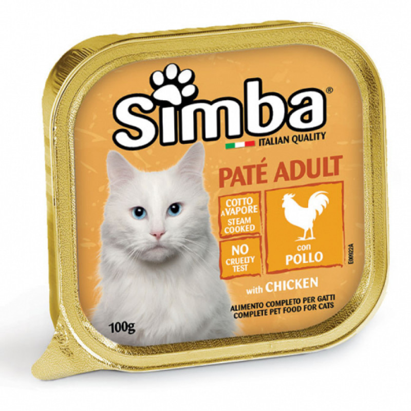 Γατοτροφη Simba Pate 100gr