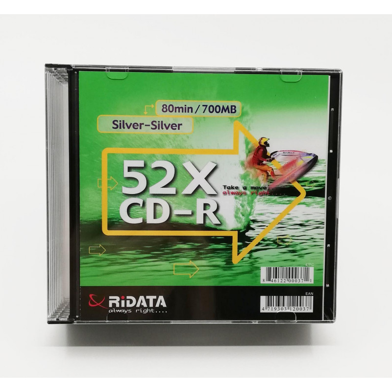 CD-R μονο Slim 700μβ με θηκη	