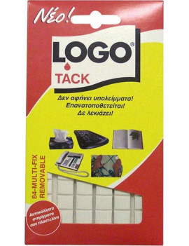 Κόλλα TACK LOGO Λευκό (84 κομματάκια)