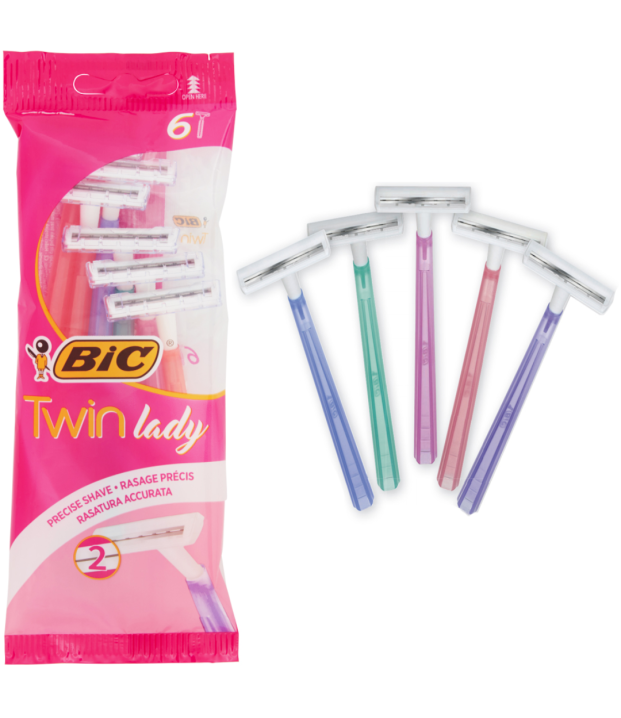 ΞΥΡΑΦΑΚΙΑ BIC TWIN LADY 6τμχ