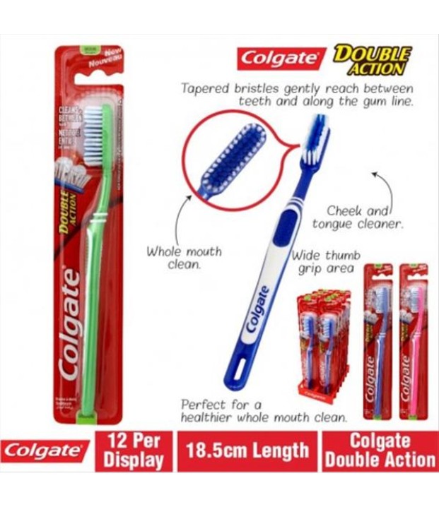 ΟΔΟΝΤΟΒΟΥΡΤΣΑ COLGATE DOUBLE ACTION