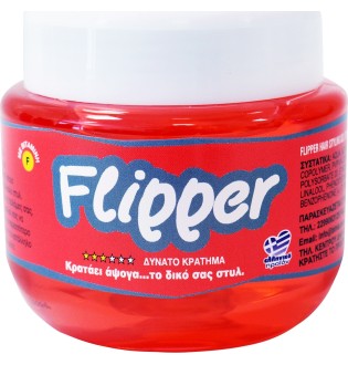 ΖΕΛΕ ΜΑΛΛΙΩΝ FLIPPER 250ML ΚΟΚΚΙΝΟ STRONG