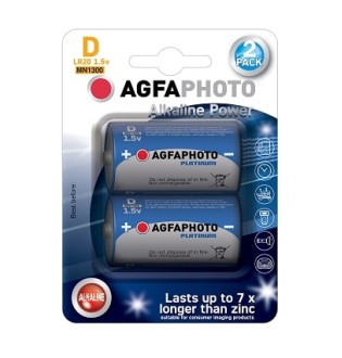 ΜΠΑΤΑΡΙΕΣ AGFA LR20 ΑΛΚΑΛΙΚΕΣ 2τεμ.