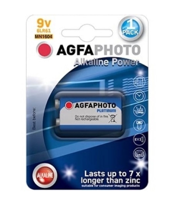 ΜΠΑΤΑΡΙΕΣ AGFA 9V ΑΛΚΑΛΙΚΕΣ