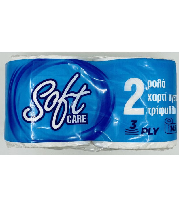 ΧΑΡΤΙ ΥΓΕΙΑΣ SOFTCARE 2τεμ.Χ80 γρ 3φ