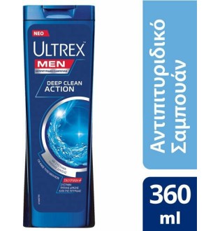 ΣΑΜΠΟΥΑΝ ULTREX 360ml-DEEP CLEAN ACTION /τεμ