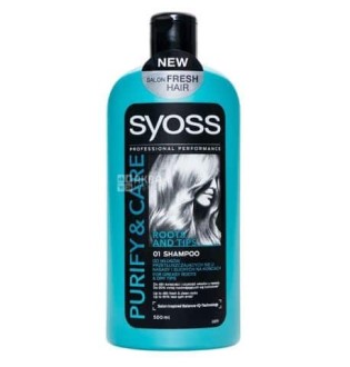 ΣΑΜΠΟΥΑΝ SYOSS 500ml PURIFY & CARE ROOTS AND TIPS