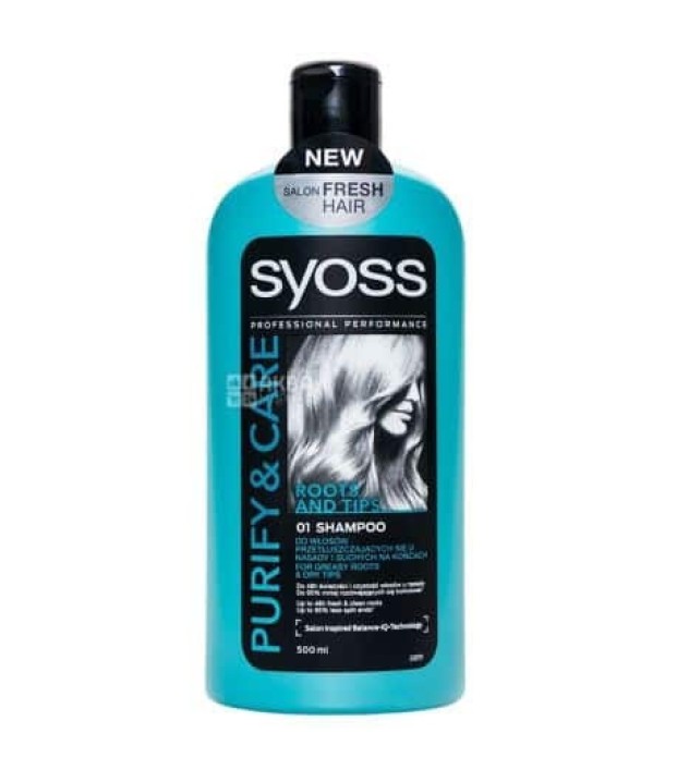 ΣΑΜΠΟΥΑΝ SYOSS 500ml PURIFY & CARE ROOTS AND TIPS